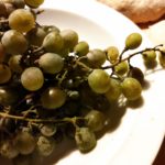 ぶどうのスキアッチャータを我が家の白ブドウでやってみた